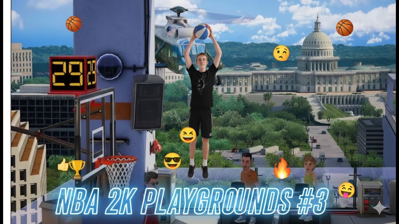 Wir dribbeln übers Feld! NBA 2k Playgrounds 2 #3 | Lukas GAMING