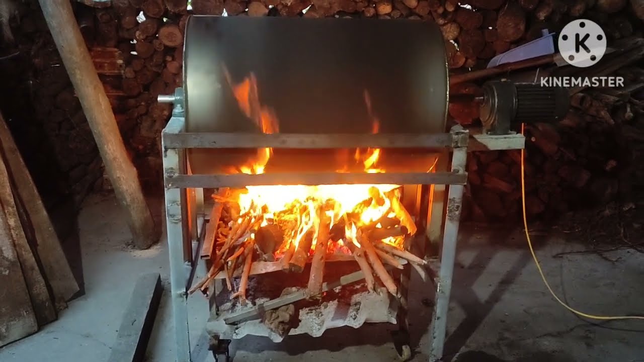 máy rang ca phê truyền thống bán thủ công mẻ rang 30kg giao cho anh Trí sài gòn