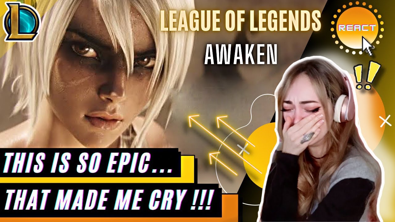 ПЕРВАЯ РЕАКЦИЯ на AWAKEN (при участии Валери Бруссард) - | Синематик сезона 2019 - League of Legends