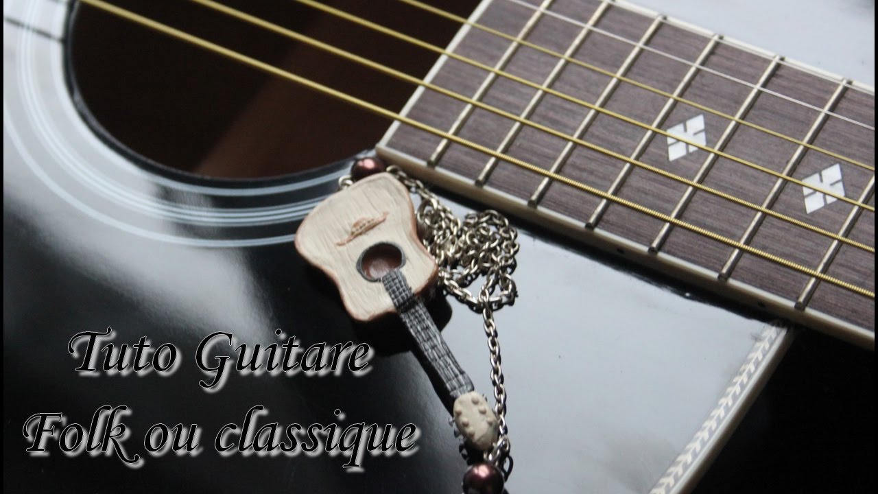 [♥✿ Tuto Fimo : Guitare classique ✿♥] ~ [♥✿ Polymer Clay Tutorial : Classic Guitar ✿♥]