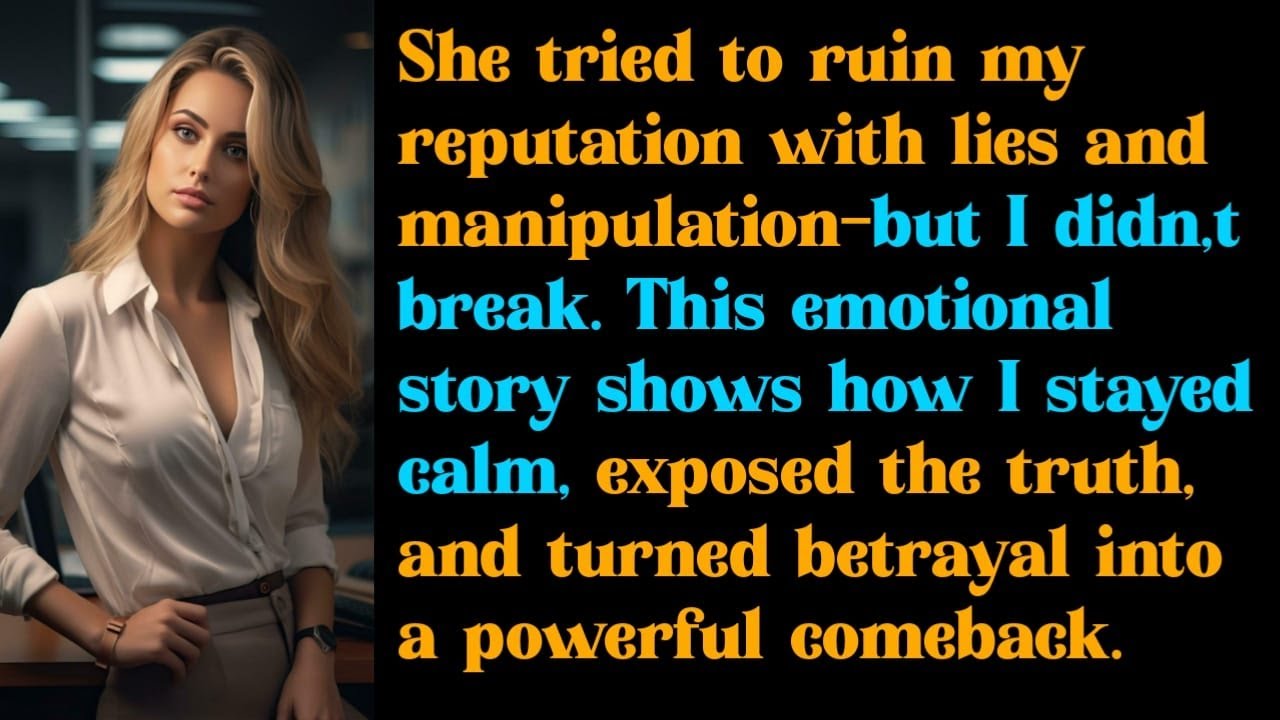She Tried to Ruin My Reputation, But I Exposed Her Lies Publicly . | Best Revenge Story .