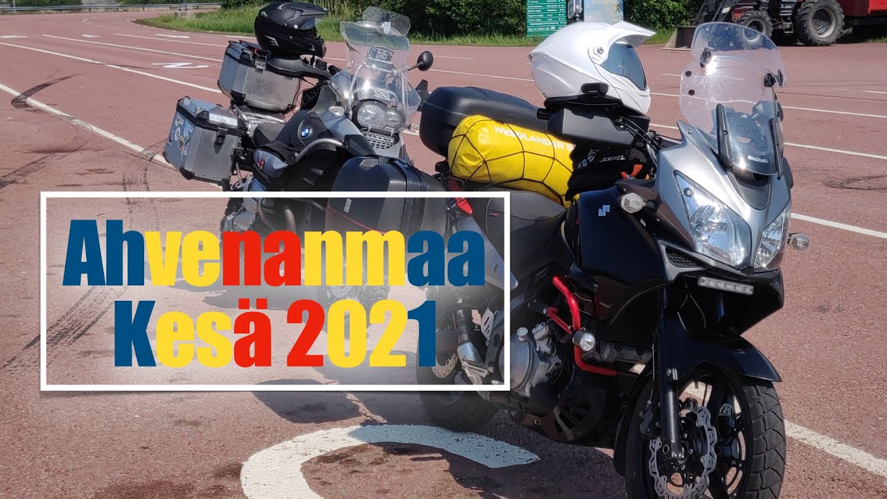 Moottoripyörillä Ahvenanmaalle 2021