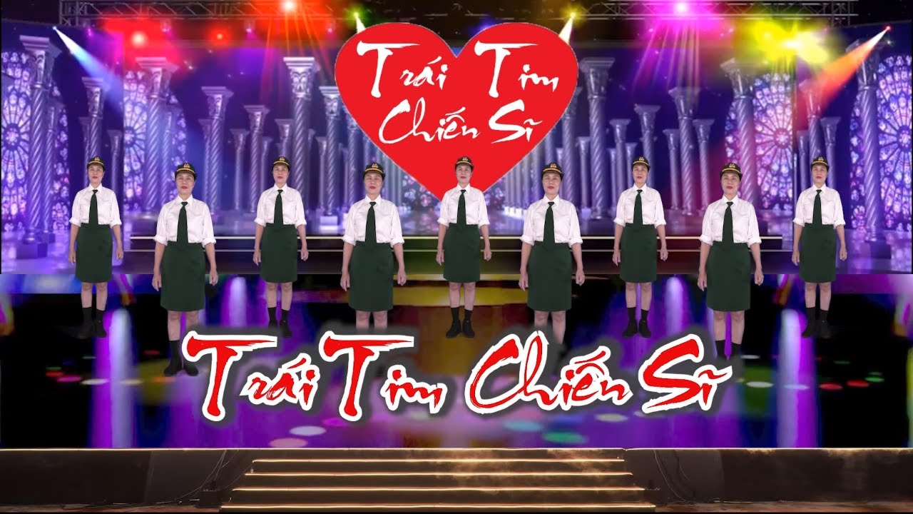 Trái tim chiến sĩ - Khiêu Vũ Mai Lương - Học Nhảy Dân Vũ