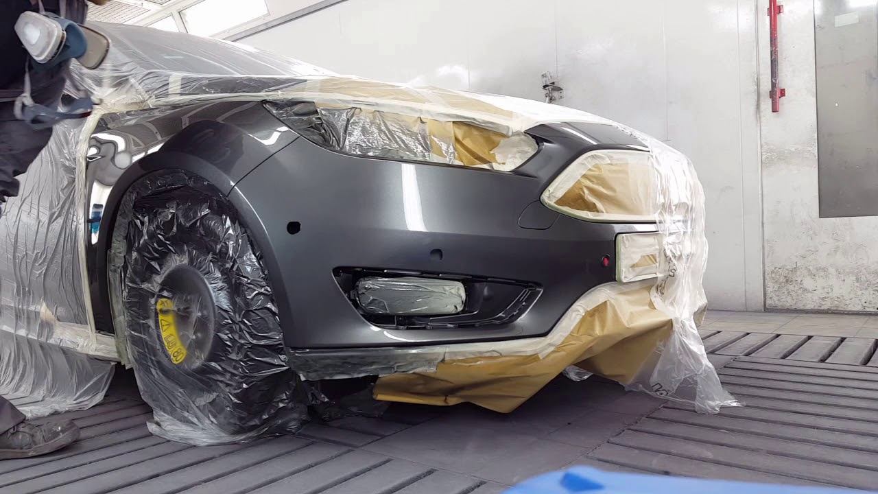 Car Painting: Standox standoblue blending base and clear