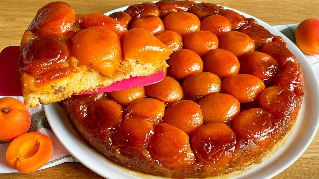Apricot Tarte Tatin Recipe | French Apricot Tart | Apricot Pie
