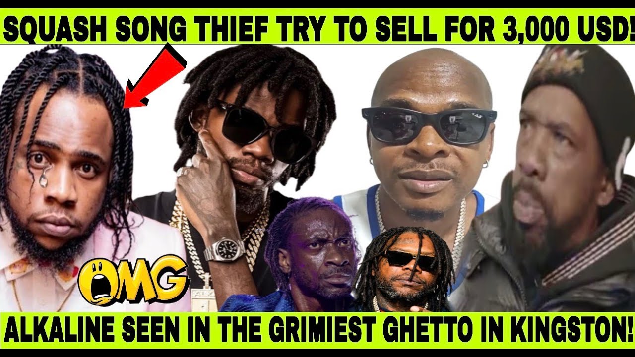 MR VEGAS GLAD + ALKALINE WEAR GOLD CHAIN @ GHETTO & NOT ROBBED LIKE BOUNTY? VYBZ KARTEL PLUCKY RANKS