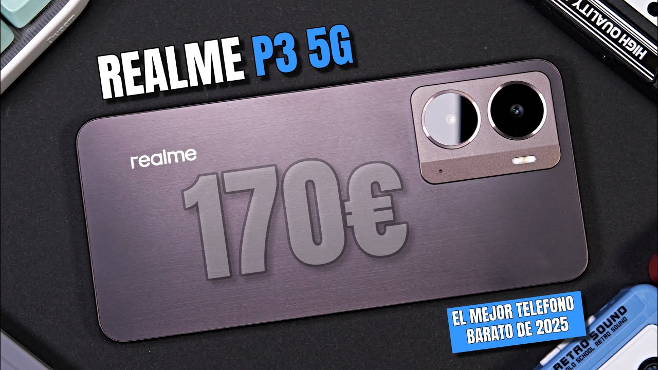El mejor teléfono barato de 2025 📱 REALME P3 5G | Review