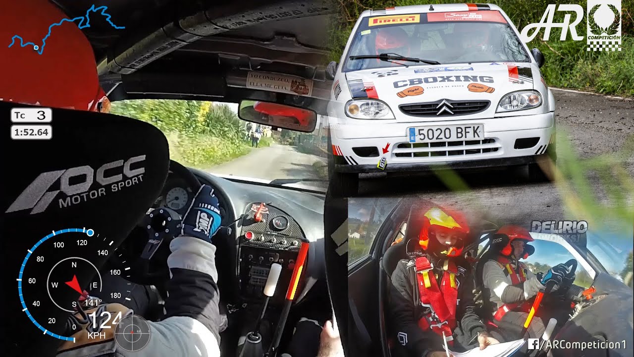 Onboard 5º RallySprint Llanera | I. Andoni - L. Antuña | Citroen Saxo VTS