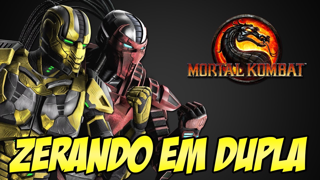 Zerando em Dupla Cyrax e Sektor - Mortal Kombat 9