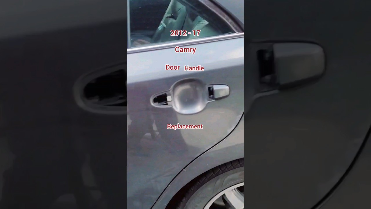 Хитрости и советы своими руками по Toyota Camry 2012&ndash;17 #автомобиль, замена задней ручки, посмотр...