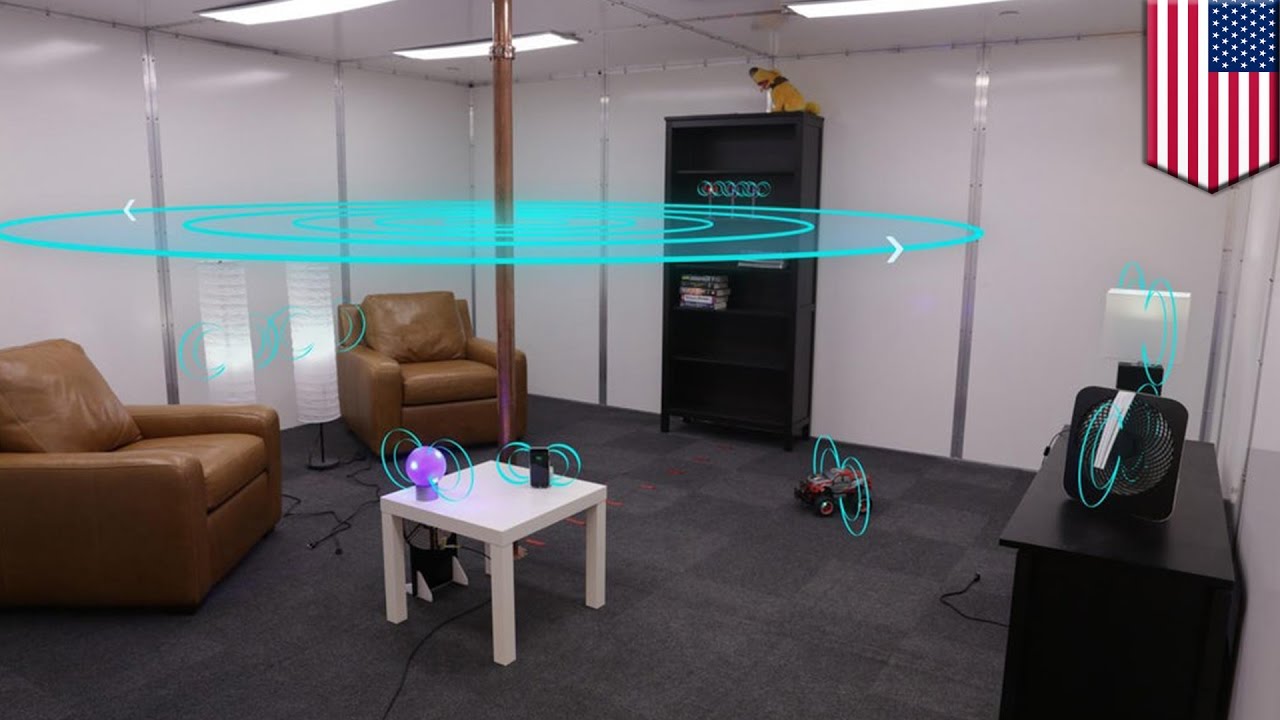 Wireless charging room: Disney Research turns whole room into charging station - TomoNews