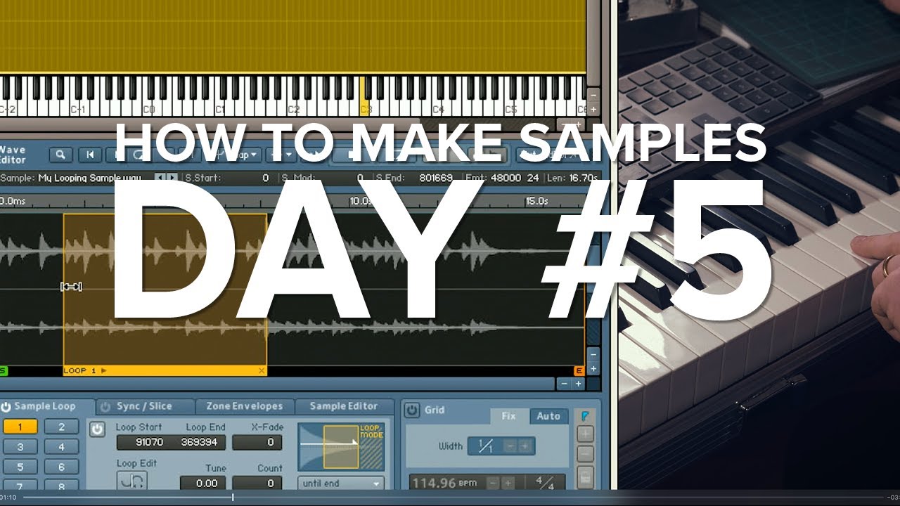 How To LOOP SAMPLES  (Kontakt / Logic Sampler)