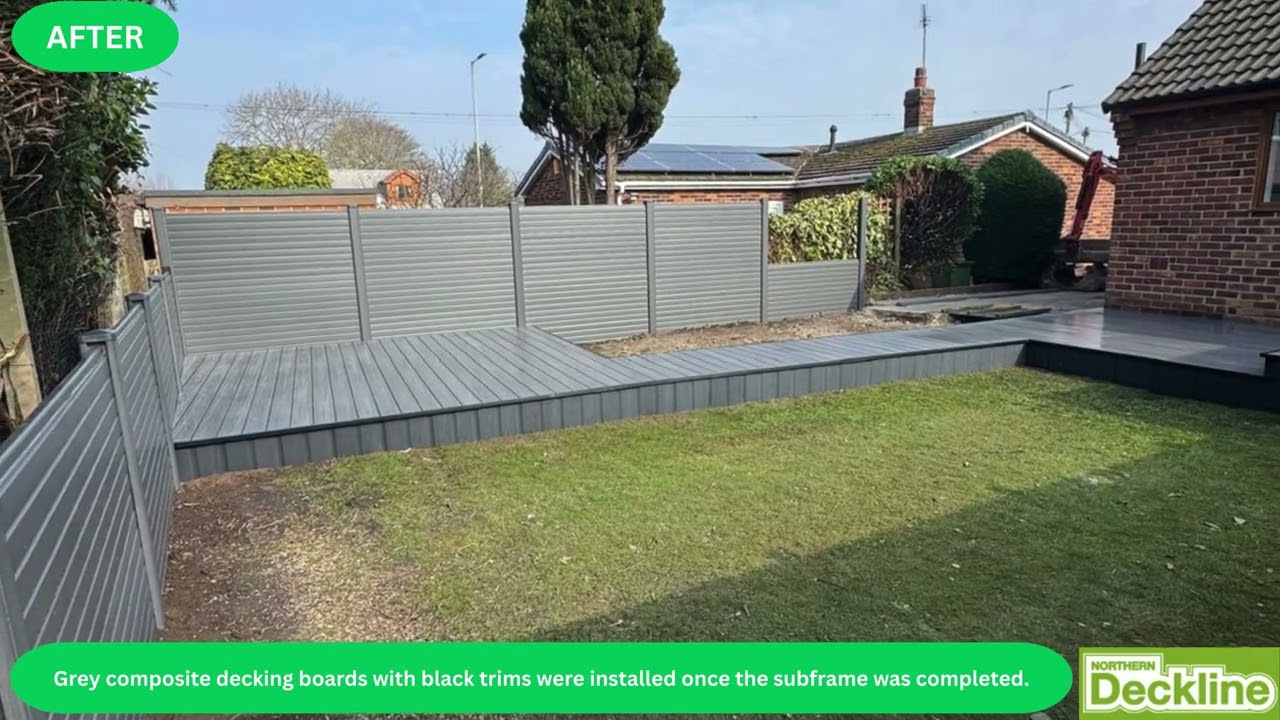 Composite decking & fencing installed in Wakefield