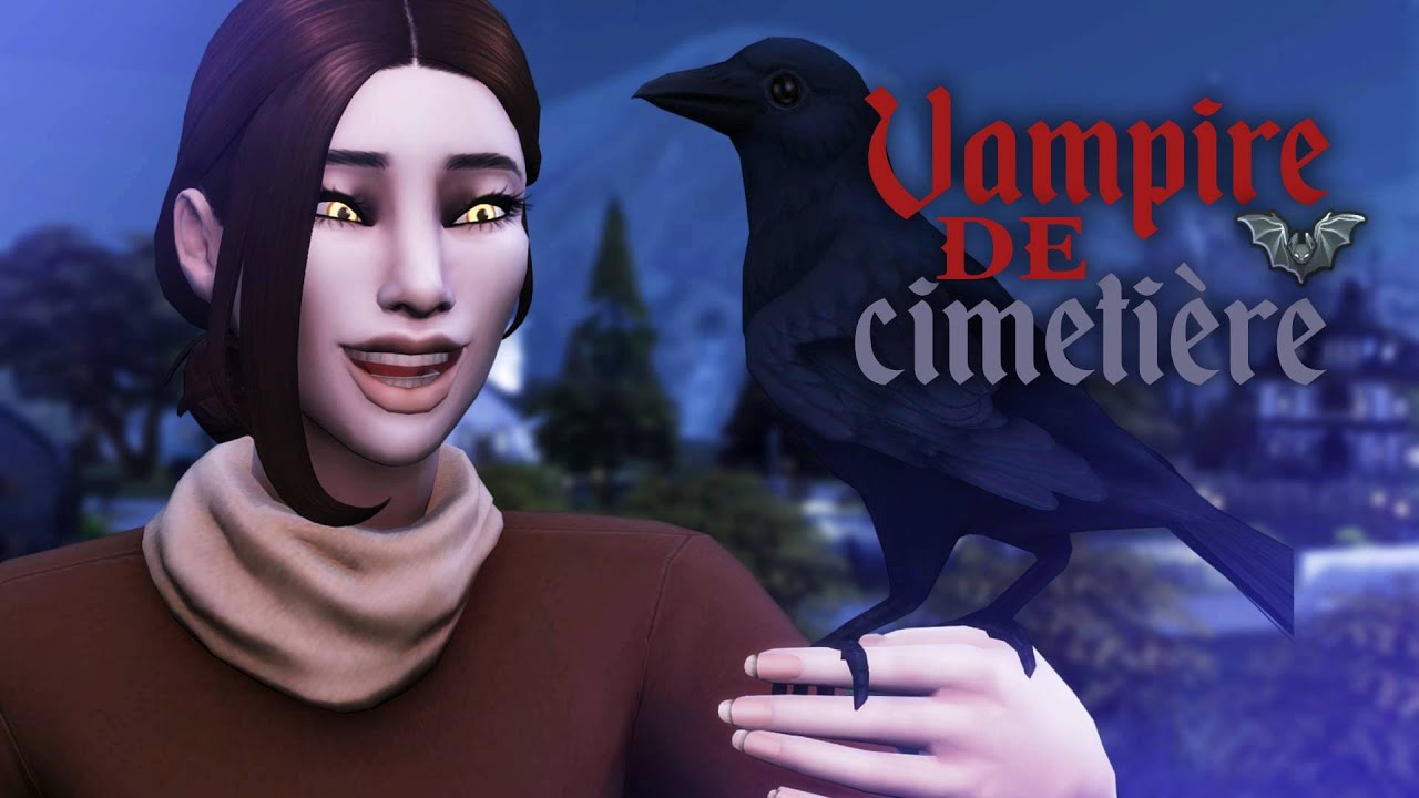 Compagnon à plumes 🐦‍⬛ | Vampire de Cimetière #04 | Let's play Sims 4