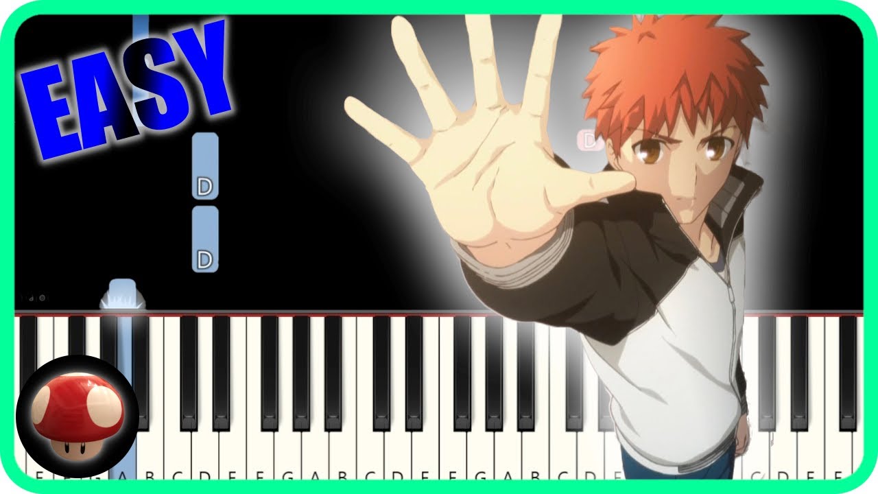Fate/Stay Night: UBW EP20 - Last Stardust - Synthesia/EASY Piano Tutioral