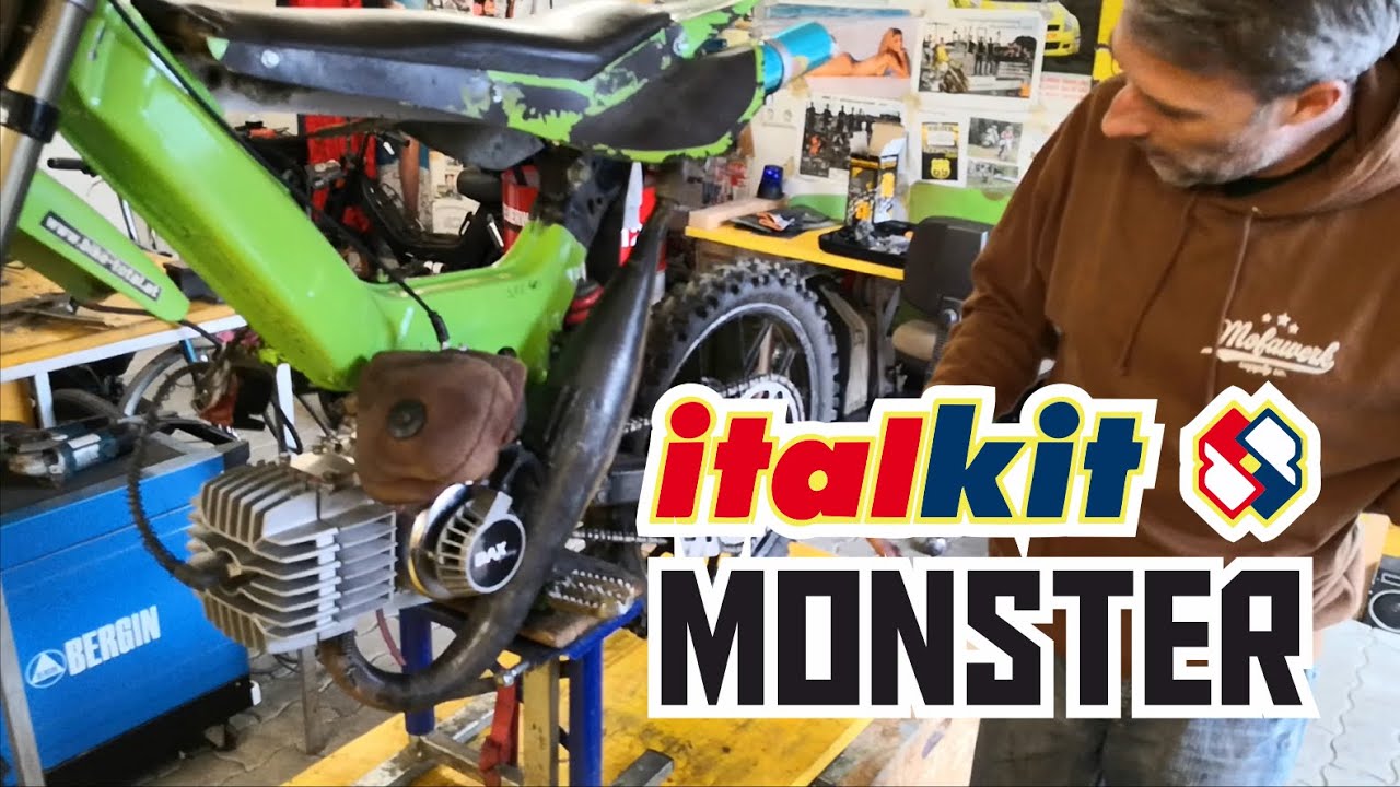 ITALKIT MONSTER / Ribens meets Hofstadler Racing EP.1 - RIBENS Puch Maxi