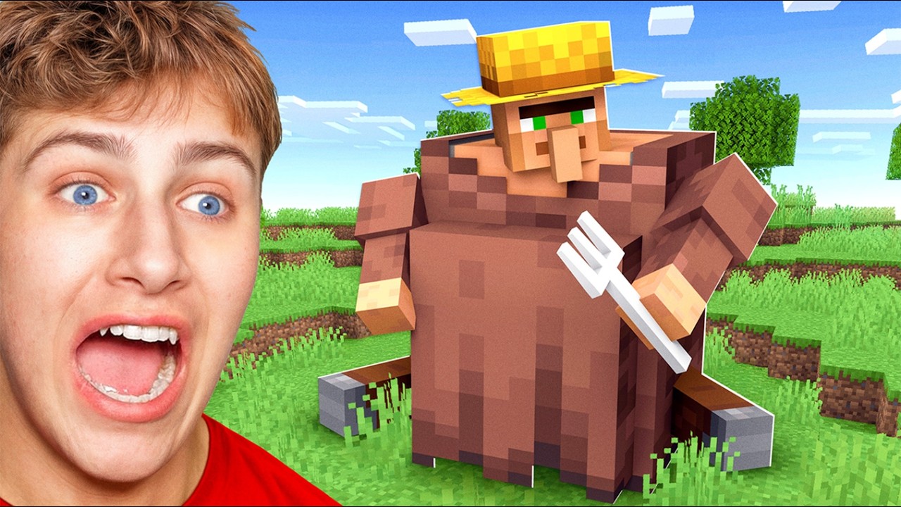 Fooling My Friends with FAT MOBS in Minecraft