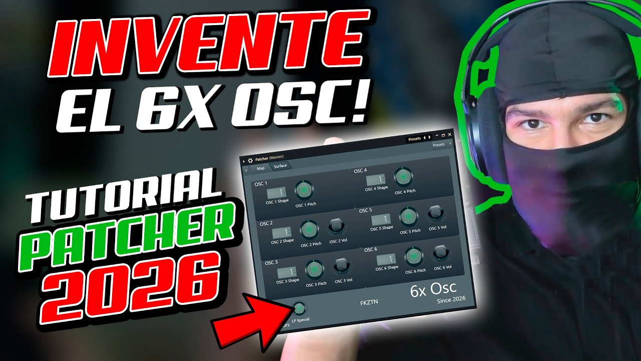 He creado el 6X OSC con PATCHER – Crea tus propios PLUGINS