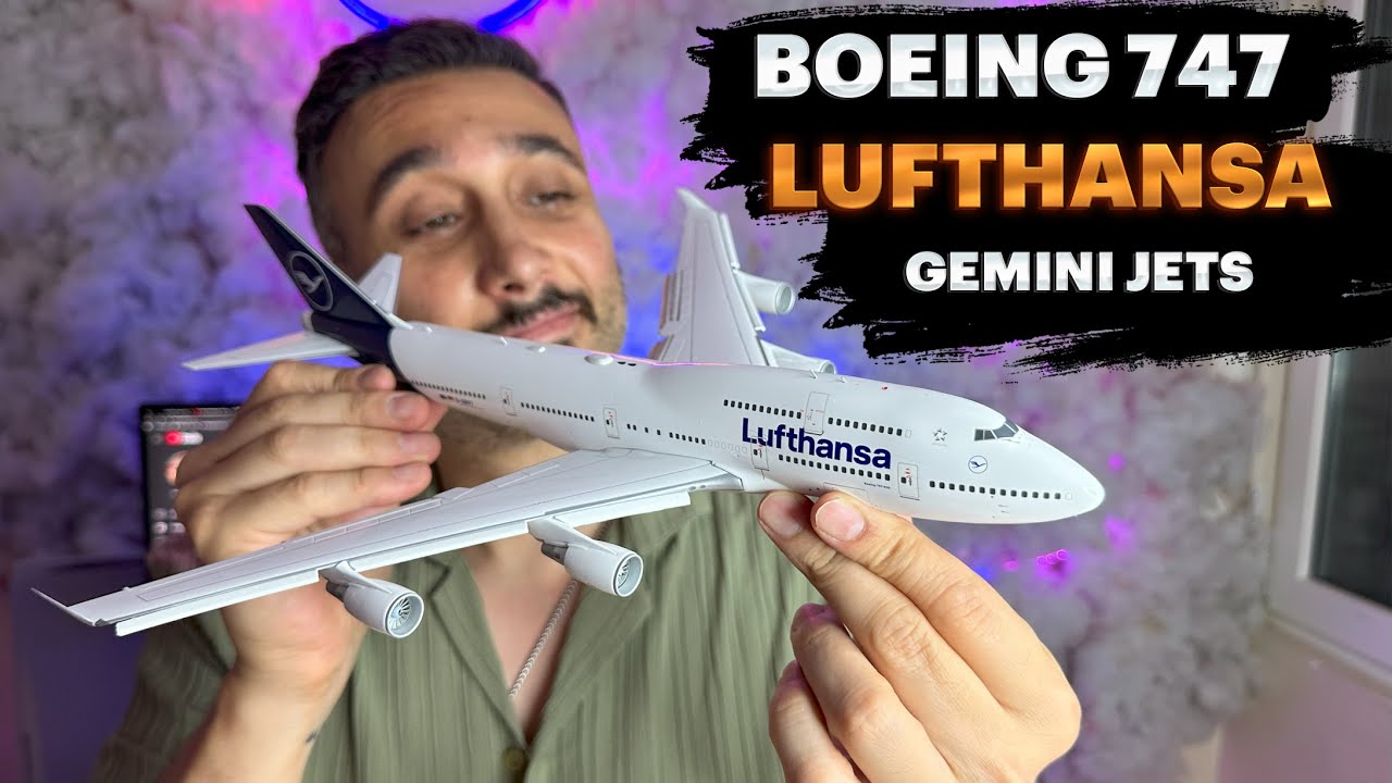 unbox Boeing 747-400 Lufthansa D-ABVY Flaps Down