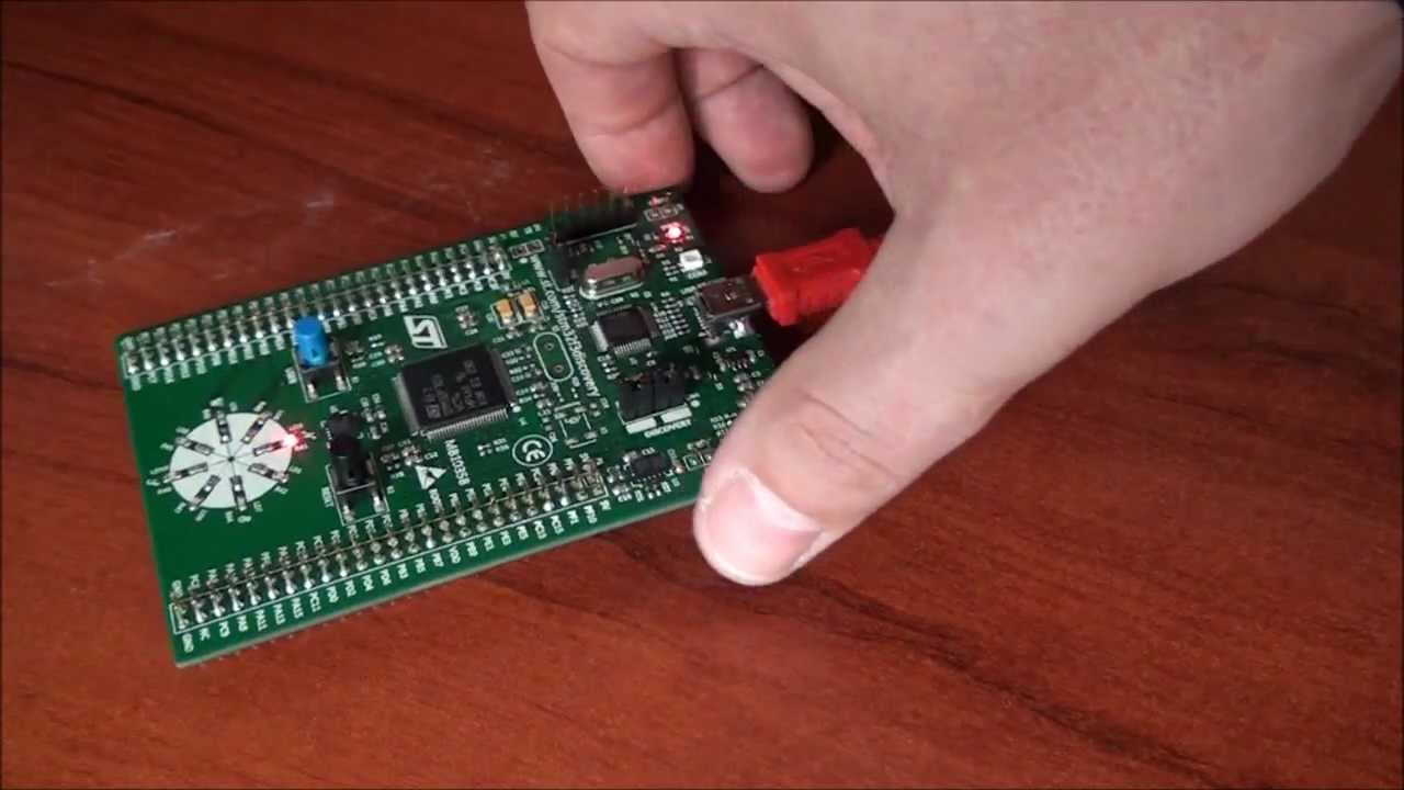 STM32F3DISCOVERY - wyposażenie i program przykładowy