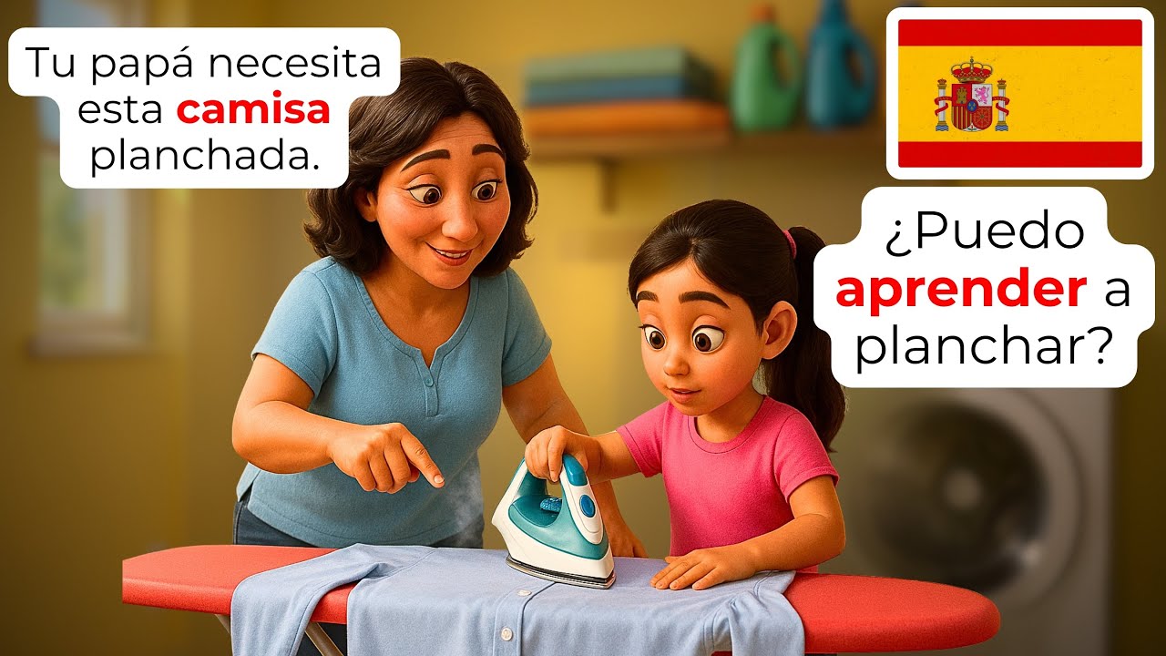 🇪🇸 Испанский в прачечной в 15 легких беседах | A1-A2 | Учите испанский