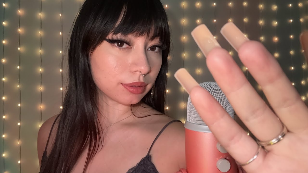 ASMR FAST Negative Energy Plucking & Mouth Sounds