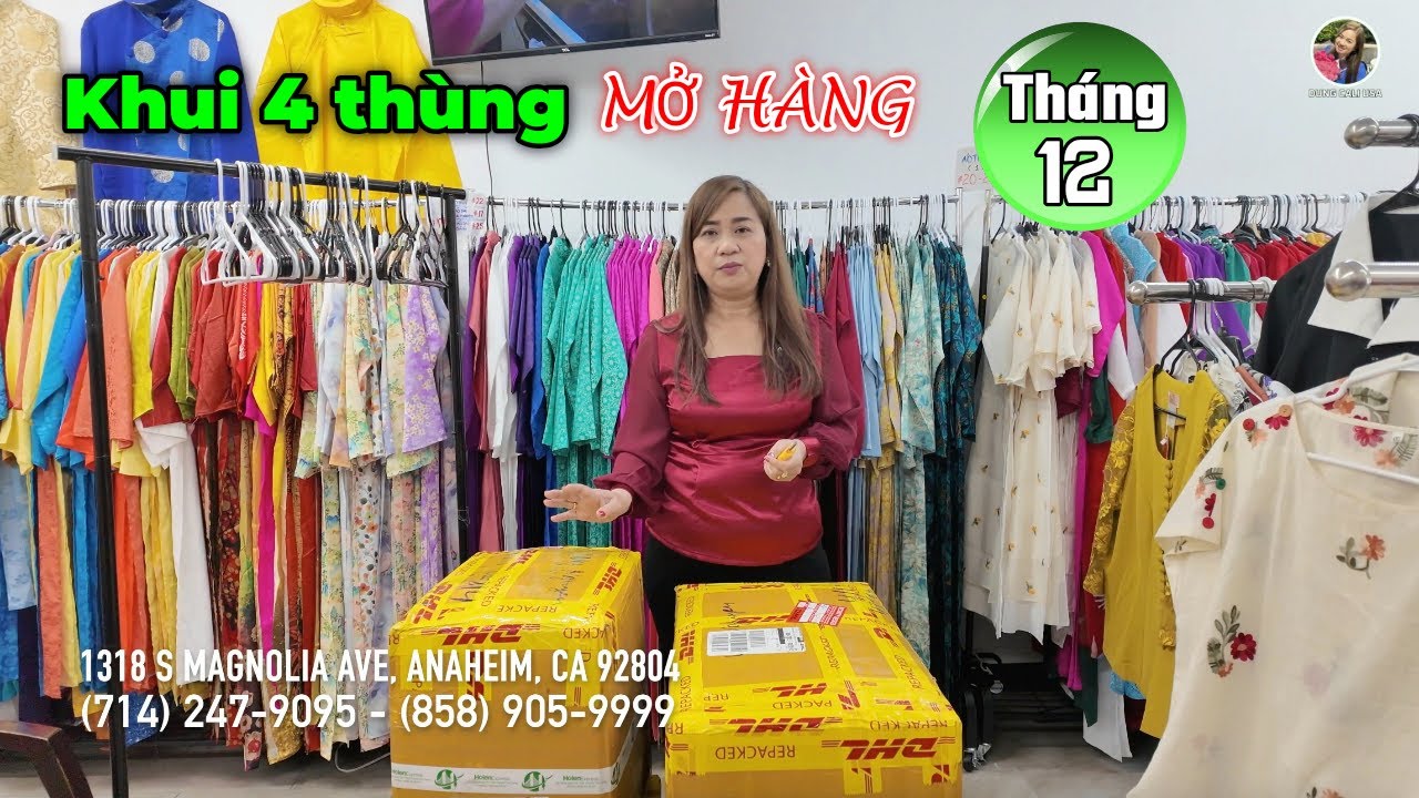 ОТКРЫТИЕ 4 КОРОБОК - ОТКРЫТИЕ В НАЧАЛЕ ДЕКАБРЯ #dungcaliusa #aodai