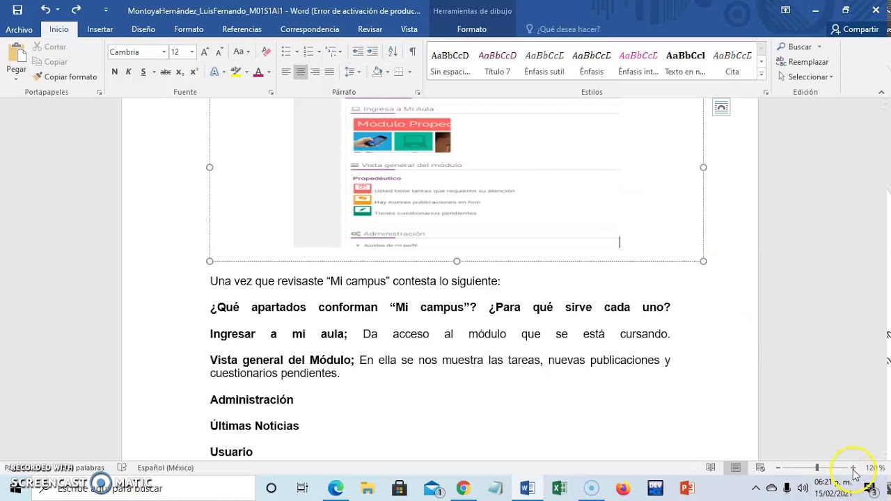 Tutorial Actividad Integradora 1 Módulo Propedéutico