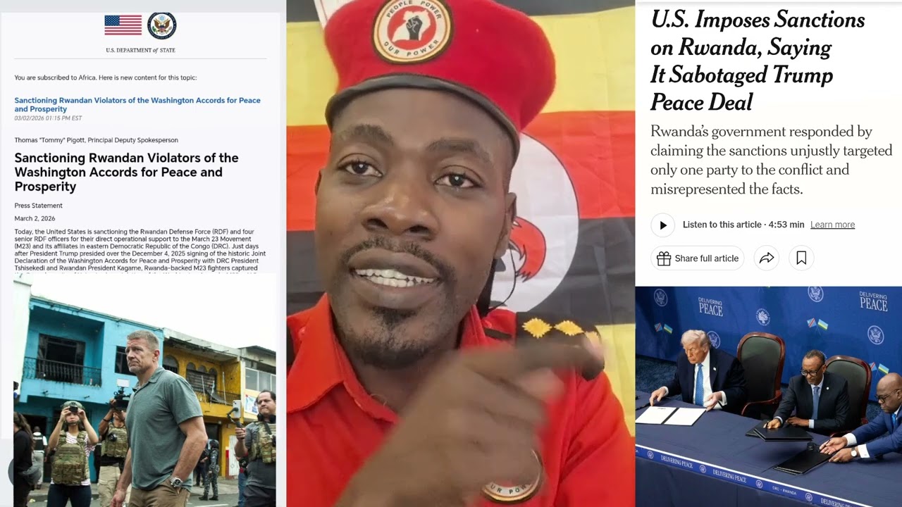 SANCTIONS ENDALA KU GWANGA LYA RWANDA NE RDF BITABUDDE KAGAME NALUMBA ABAZUNGU LWAAKI BABIKOLA YE