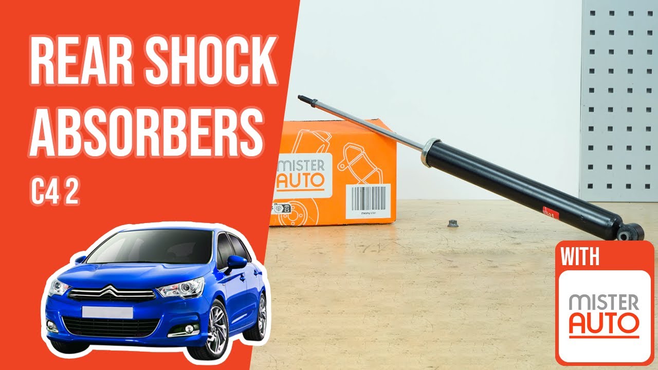 How to replace the rear shock absorbers Citroën C4 mk2 ➿