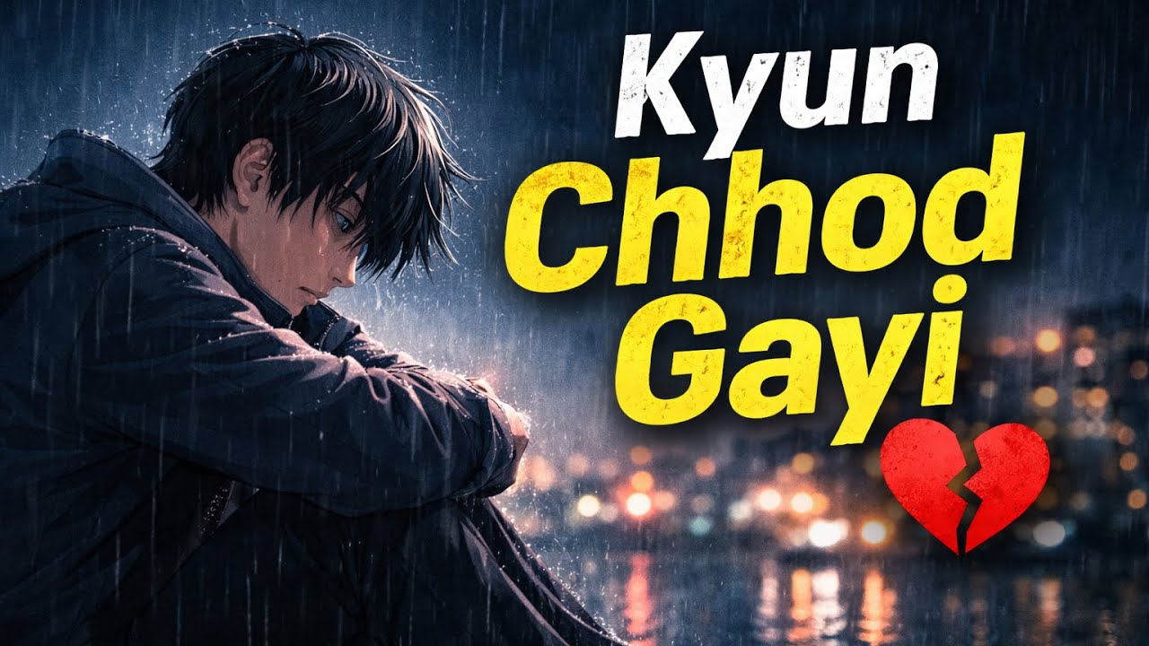 Kyun Chhod Gayi 💔 | Sad Hindi Lofi Song | Broken Heart Night Vibes #hindisong 
