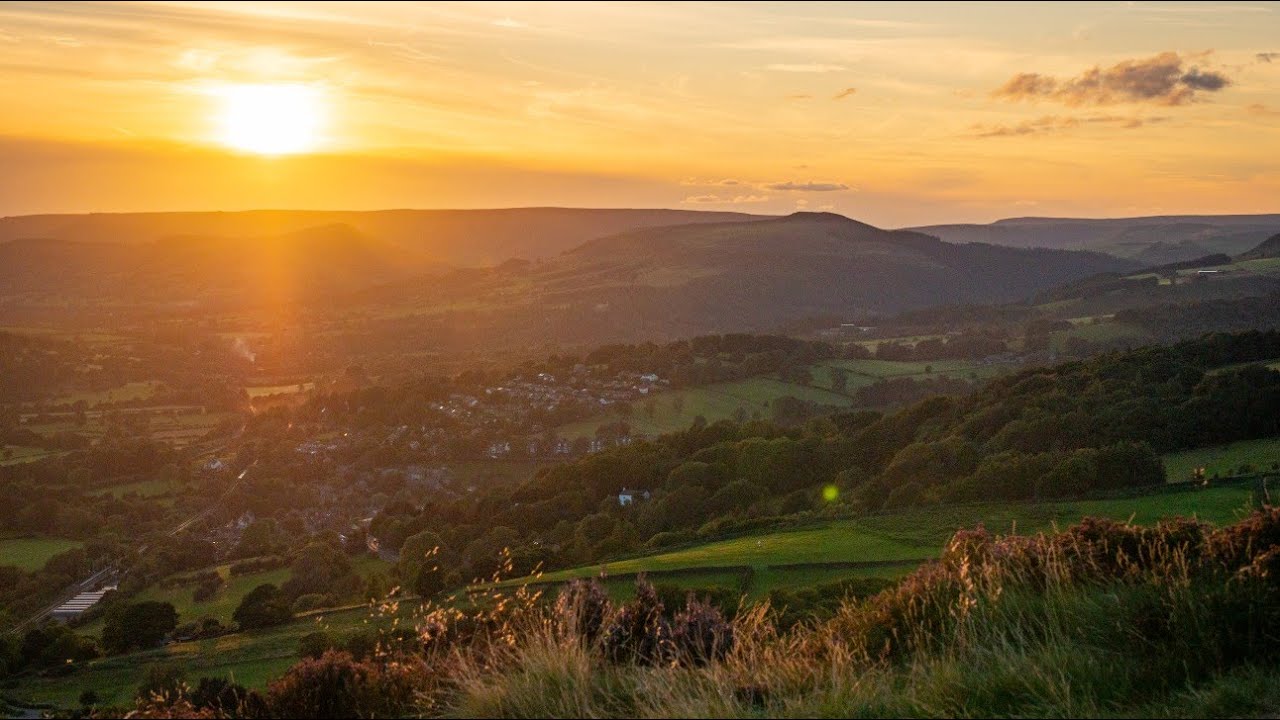 Unbelievable Sunset at Surprise View, Peak District in 4K.