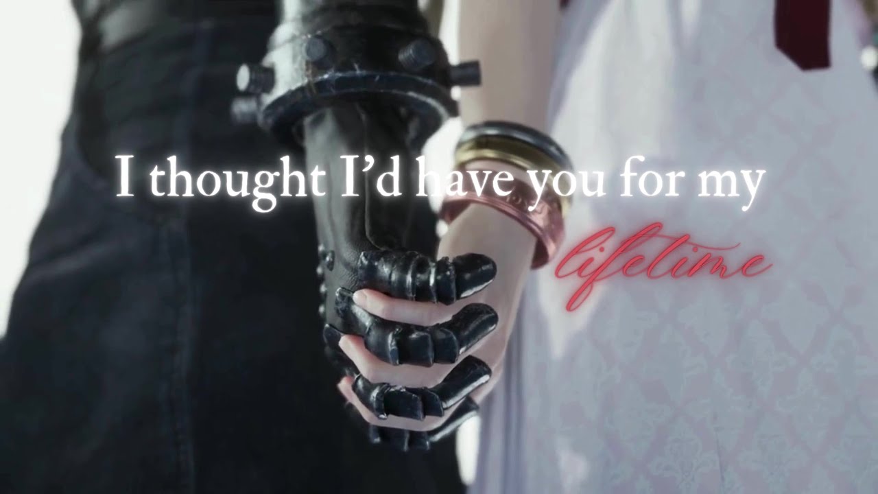 Cloud and Aerith || i thought i'd have you for my lifetime