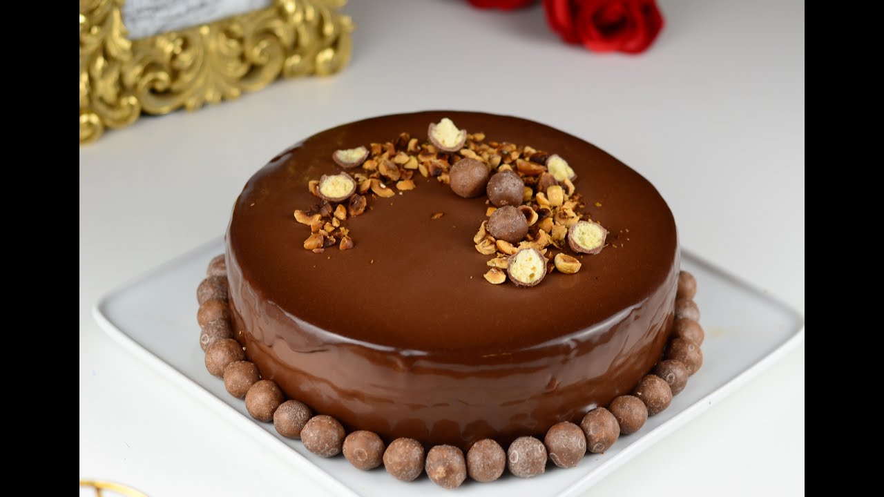 Entremet noisette chocolat - ڤاتو بالشكلاطة والبفريوة