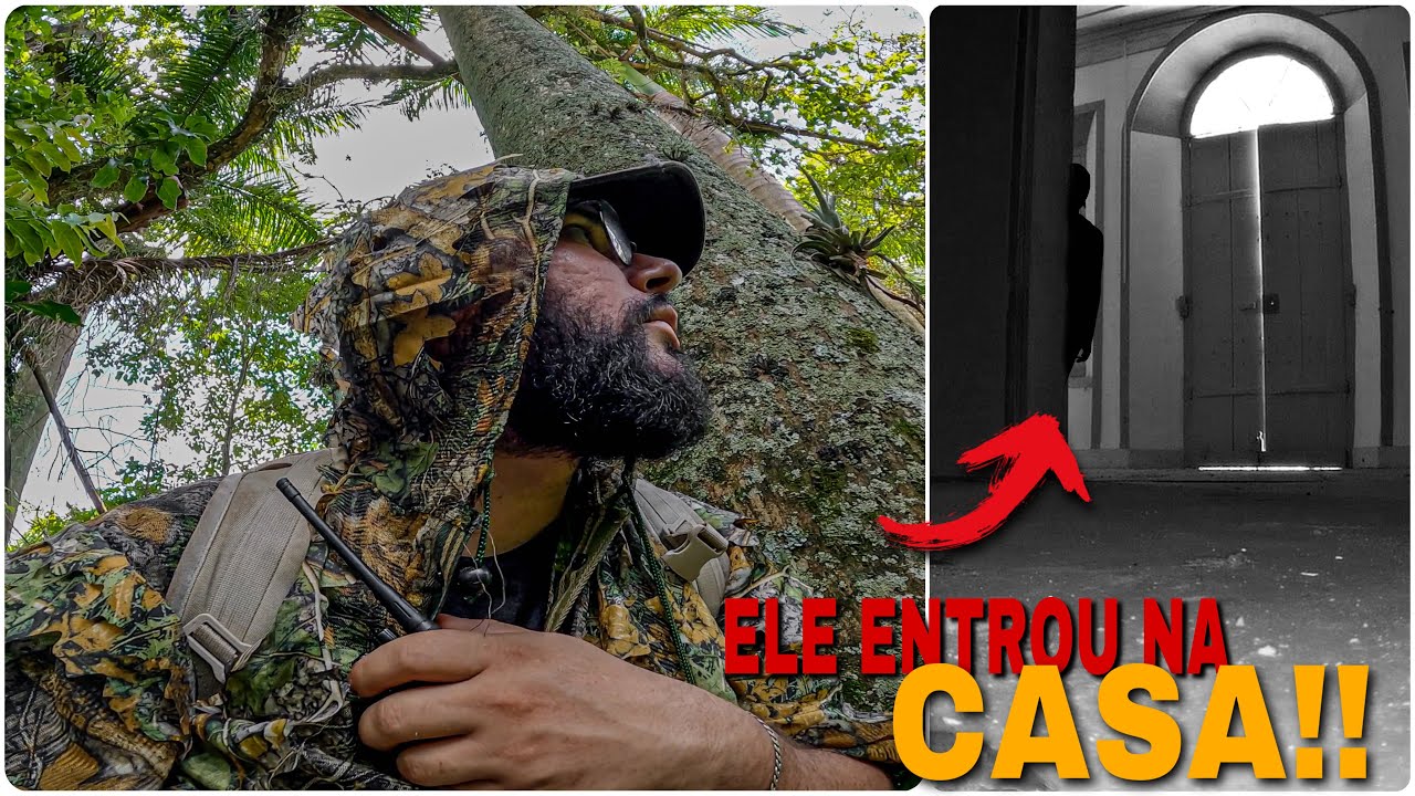 O VELHO ASSUSTADOR PASSOU POR NÓS E ENTROU DENTRO DO CASARÃO QUEBRANDO TUDO !