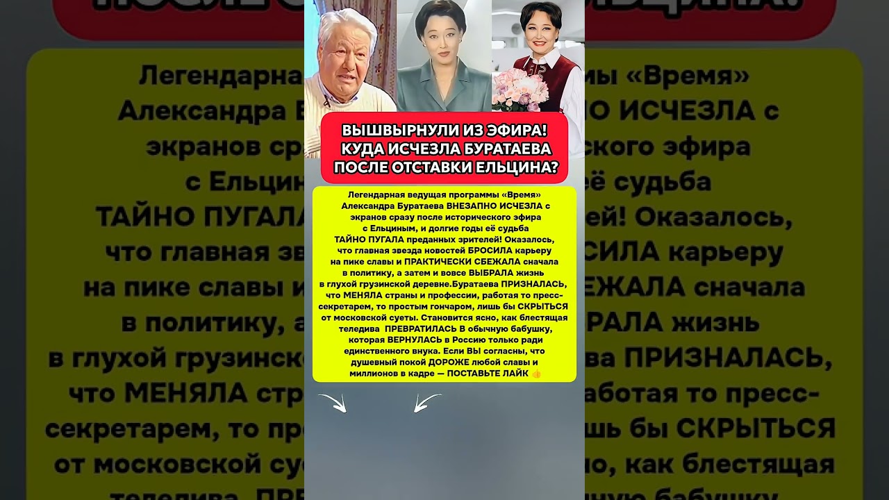 🔥ПРОПАЛА БЕЗ ВЕСТИ! КУДА ТАЙНО ИСЧЕЗЛА ЛЮБИМИЦА ЕЛЬЦИНА Новости  Первый канал #новости  #шоубизнес