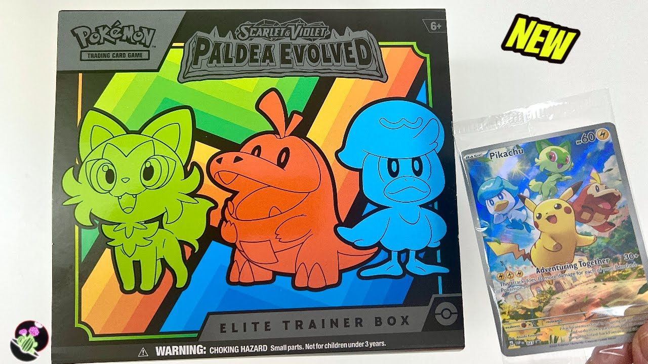 *NEW* Opening Pokemon TCG Paldea Evolved Elite Trainer Box