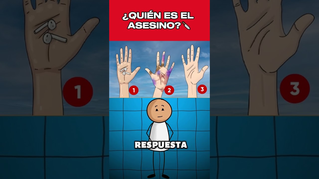 QUIEN ES EL ASESINO POCO PUEDE RESOLVER ESTÉ ACERTIJO 🤯 