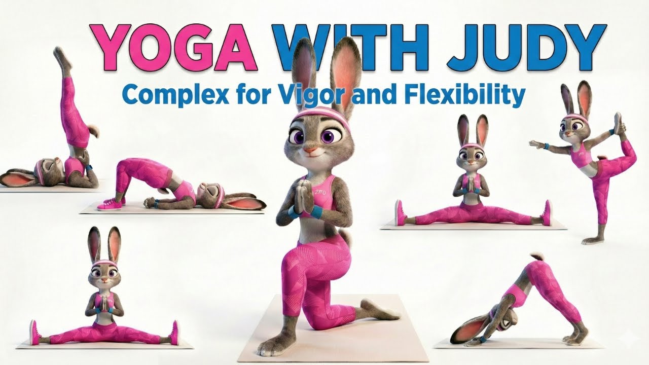 Zootopia Yoga – Focus & Fun with Judy Hopps 🧘‍♀️🐰