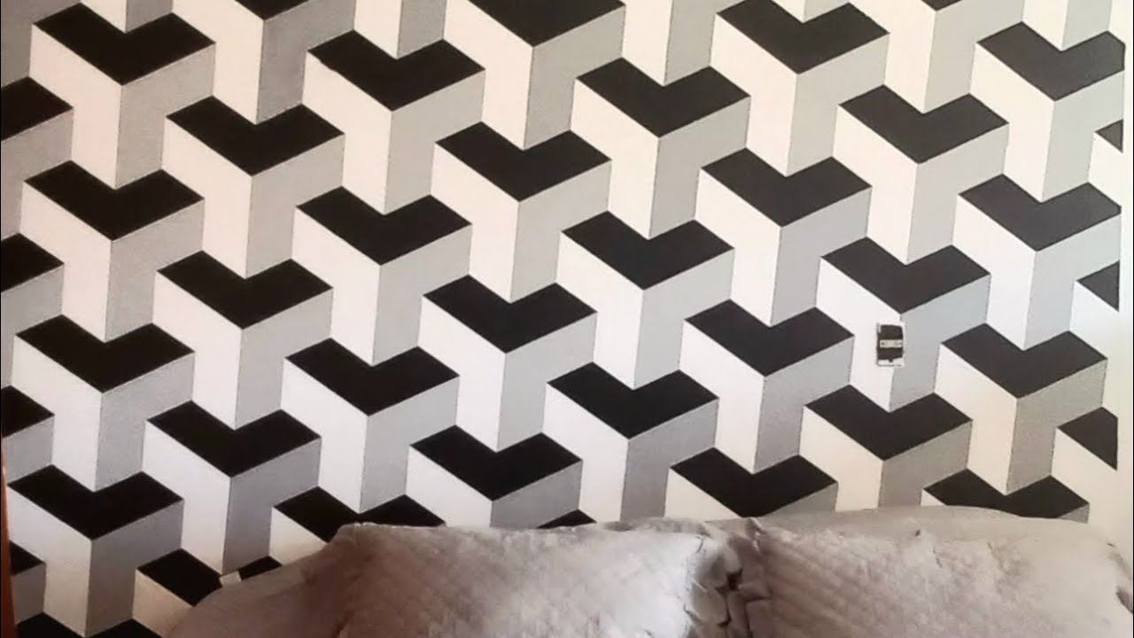 Pared Decorativa 3D/ Pintura Acr&iacute;lica/ Gran Dise&ntilde;o R&aacute;pido y Economico