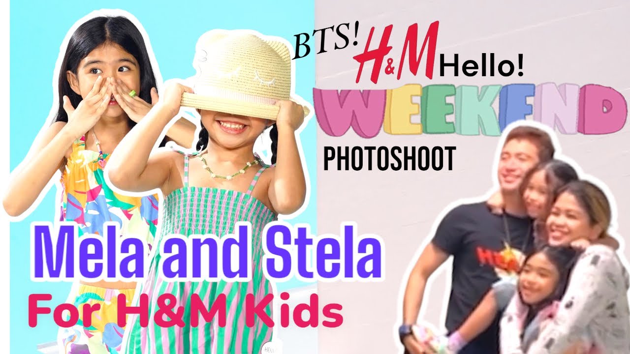 Мела и Стела для H&M Kids | Фотосессия BTS