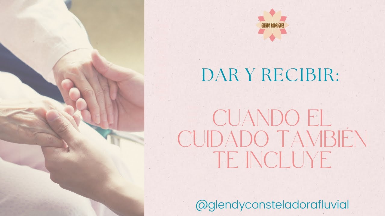 Dar y recibir  lo que sostiene el círculo