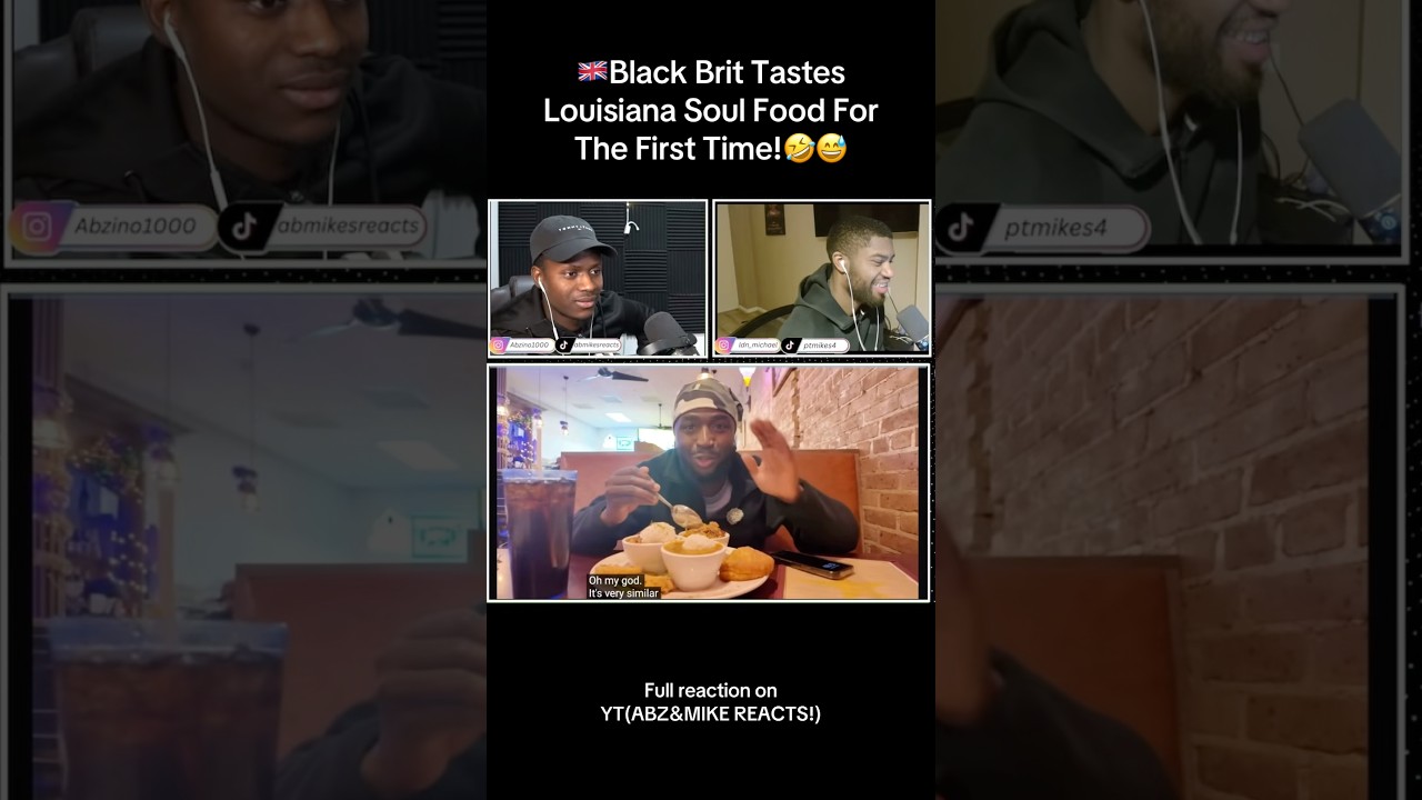 🇬🇧BRITS REACTS TO - Black Brit tries Louisiana Soul Food For The First Time!🔥