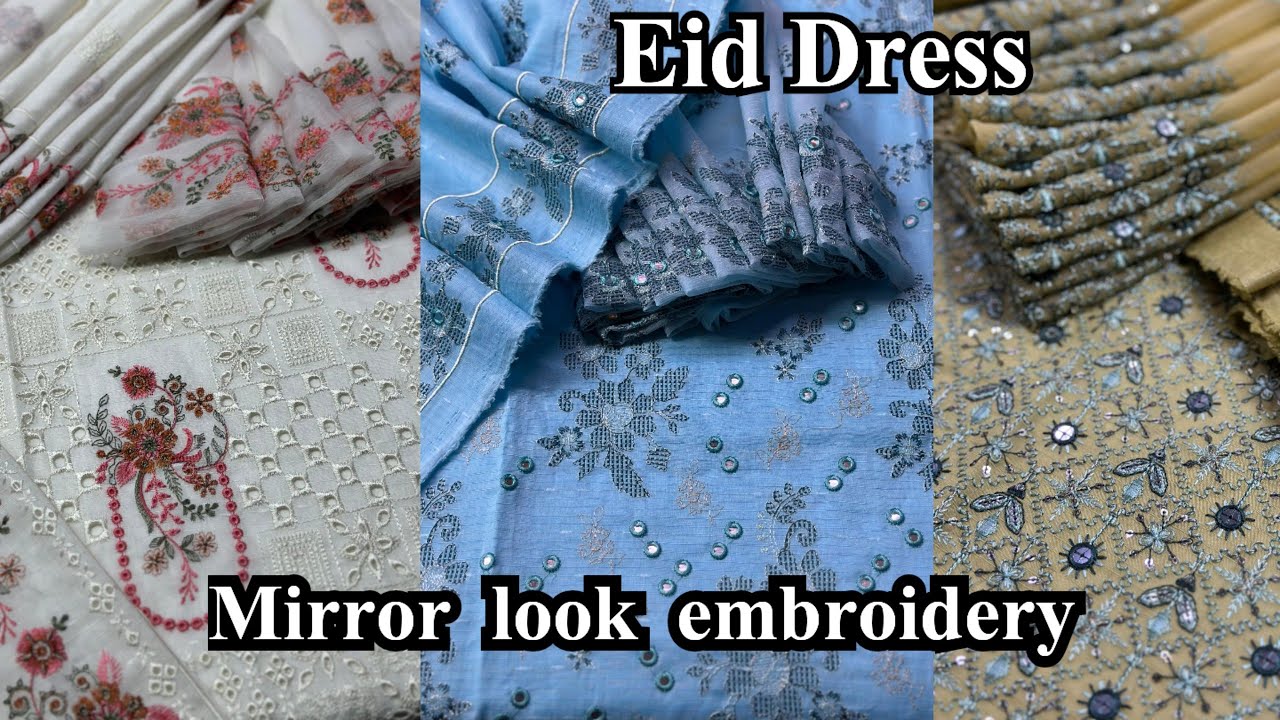 mirror work😍😍 latest embroidery dress collection | luxury fancy suits | Tawakkal embroidery dresses