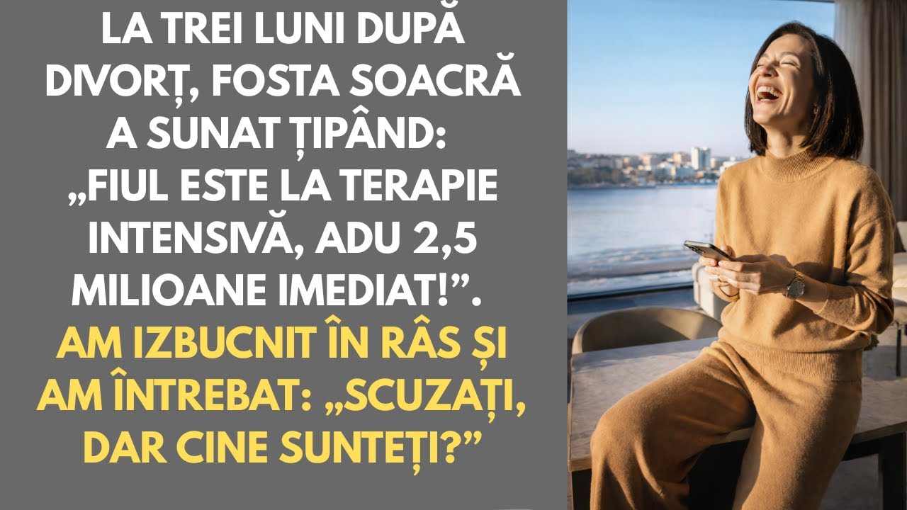 La 3 luni după divorț, m-a sunat soacra: Fiul e la reanimare, adu banii! Răspunsul meu a doborât-o