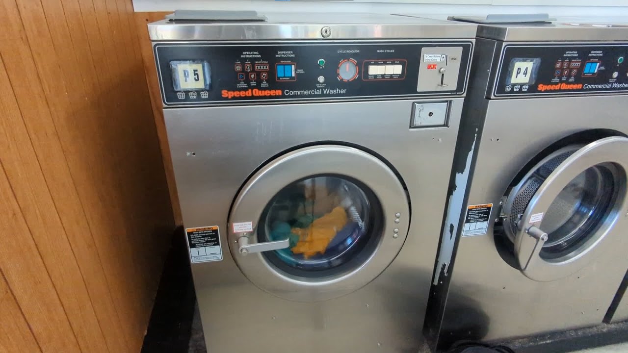 2000 Speed Queen SC27 Washer Extractor // Normal Wash Warm @ Wash And Dry