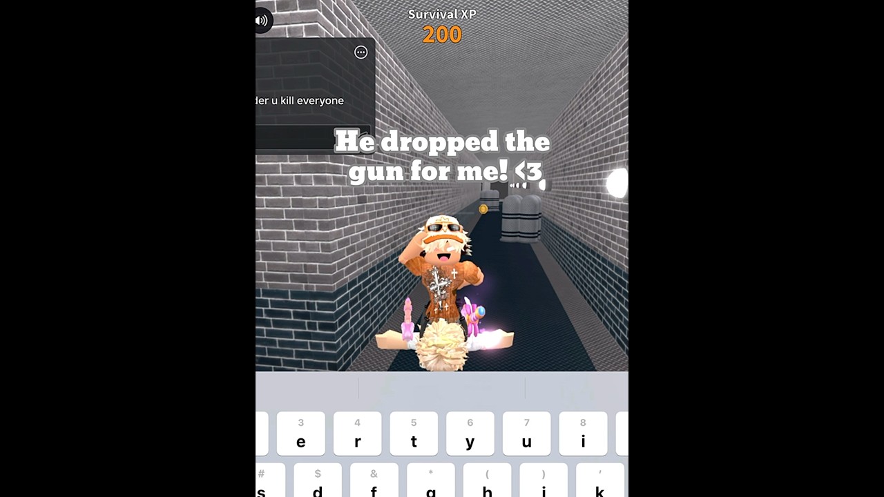 He dropped the gun for me! #roblox #rblx #mm2 #murdermystery #murdermystery2 #robloxedit #fypシ゚viral