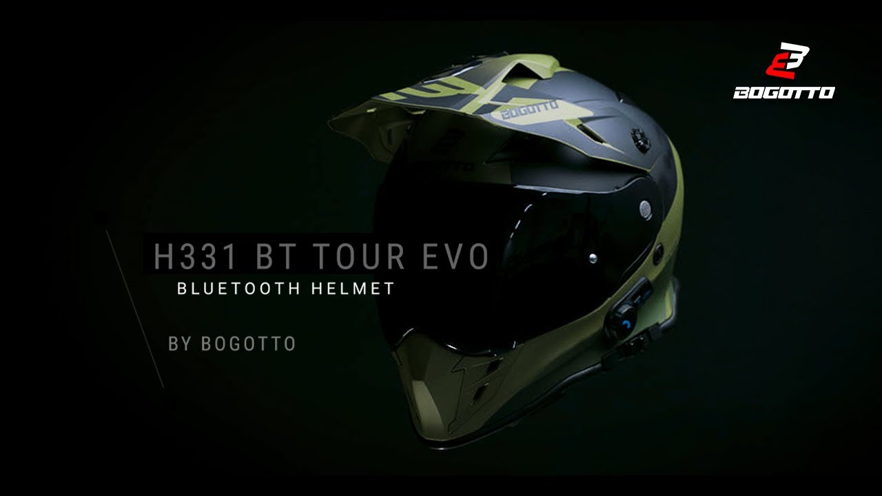 Bogotto H331 BT Tour EVO Bluetooth Enduro Helmet