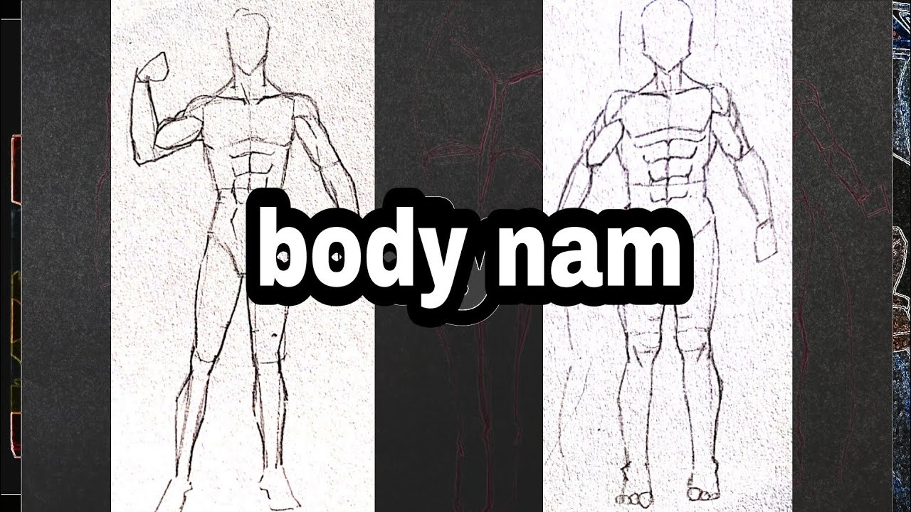 Mẹo vẽ • cách vẽ body nam cơ bản