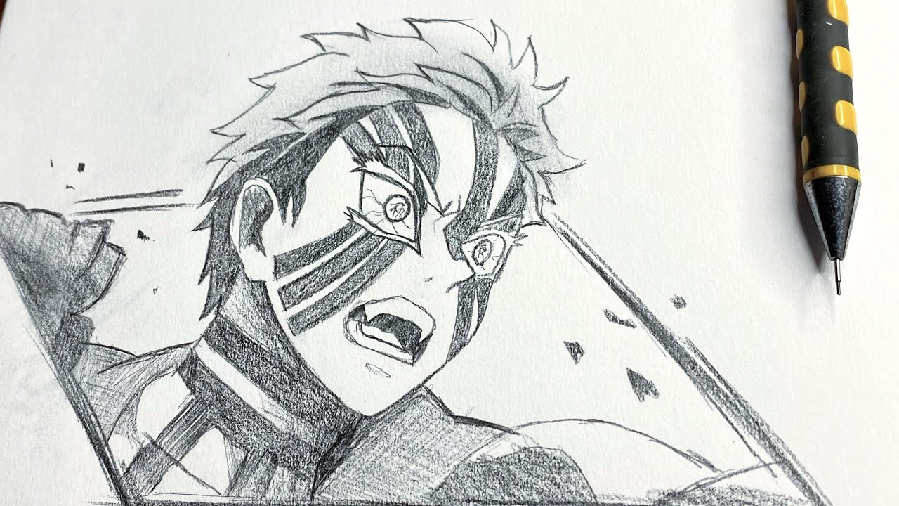How to Draw AKAZA Easy Step by step